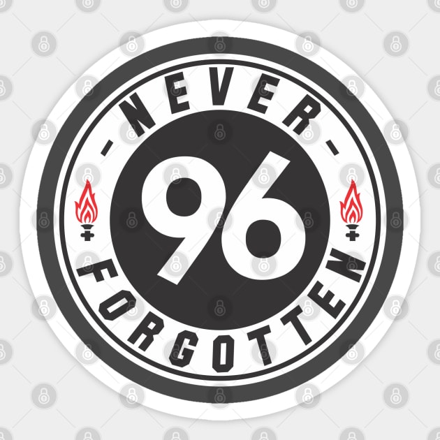 96 NEVER FORGOTTEN Sticker by THE_WOWNOW